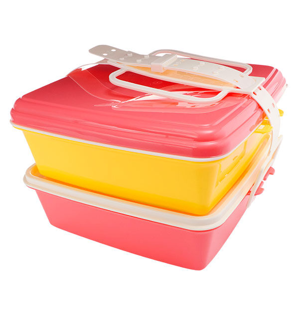 BACKYARD FAMILY「弁当箱 3段 大 通販 重箱 お重 3段 三段 スクエア型 角型 ランチボックス ランチBOX」|食器・キッチングッズ|