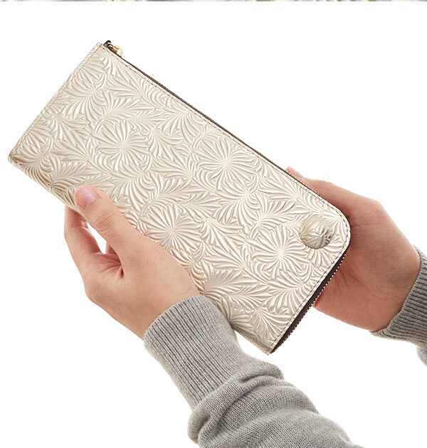 BACKYARD FAMILY「長財布 L字ファスナー Neutral Gray ニュートラルグレイ 通販 レディース 財布」|財布|