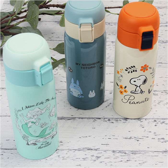 BACKYARD FAMILY「スケーター 水筒 キッズ ワンタッチ 350ml 通販 ステンレスボトル マグボトル 保冷 保温」|食器・キッチングッズ|