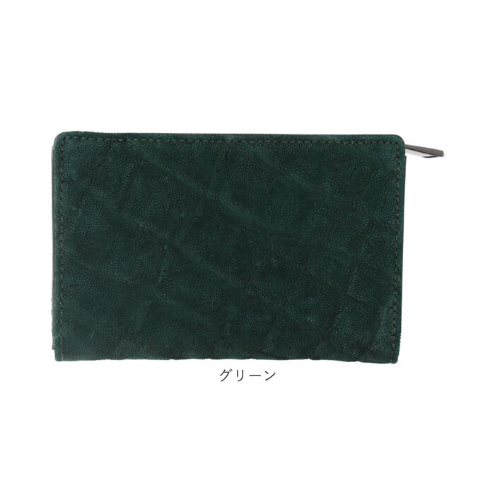 BACKYARD FAMILY「財布 メンズ 二つ折り 本革 通販 ZOO ZMW-020 ズー 象革 象革財布 折り財布 折財布」|財布|