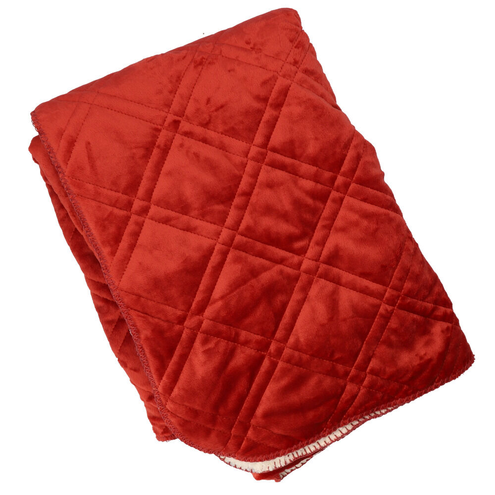 BACKYARD FAMILY「キルトブランケット 140&times;100cm 通販 ひざ掛け 膝掛け ひざかけ ブランケット 毛布 寝具」|ブランケット|レッド1