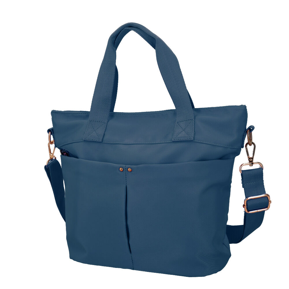 BACKYARD FAMILY「ネスリーフ トートバッグ ショルダー 斜め掛け 通販 ショルダーバック ショルダーバッグ」|トートバッグ|ブルー1