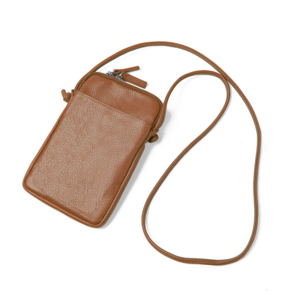 BACKYARD FAMILY「スマホショルダー 大人 かわいい 通販 Blanc Pomm スマホポシェット スマホポーチ 本革」|ショルダー・メッセンジャー|ブラウン1