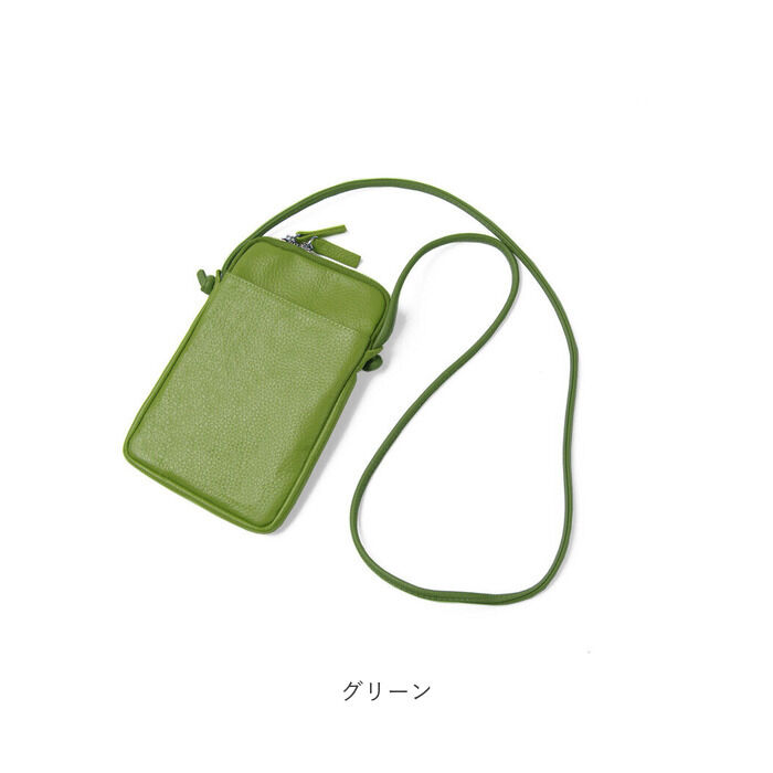 BACKYARD FAMILY「スマホショルダー 大人 かわいい 通販 Blanc Pomm スマホポシェット スマホポーチ 本革」|ショルダー・メッセンジャー|