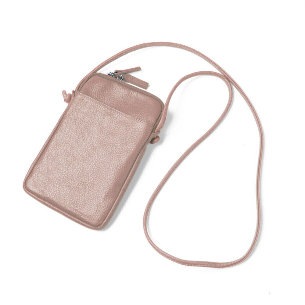 BACKYARD FAMILY「スマホショルダー 大人 かわいい 通販 Blanc Pomm スマホポシェット スマホポーチ 本革」|ショルダー・メッセンジャー|ピンク1