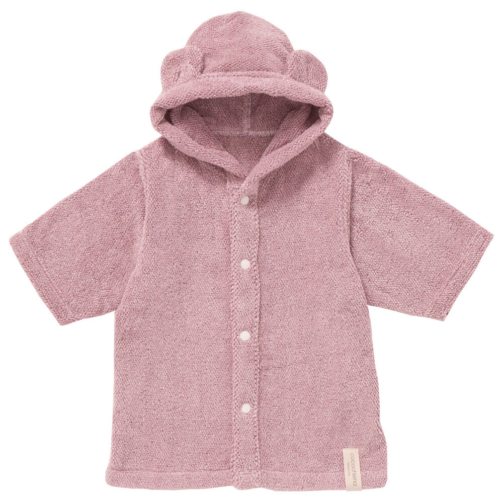BACKYARD FAMILY「ココチエナ ベビー 通販 cocochiena ココポンチョ バスローブ ベビーバスローブ」|その他ベビー用品|ピンク1