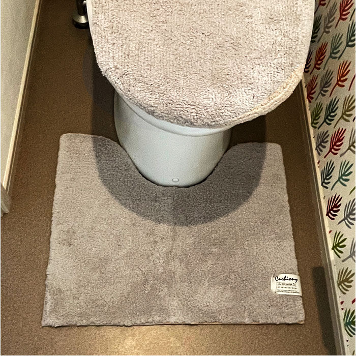 BACKYARD FAMILY「トイレマット 70cm 通販 70x70cm クッショニー2 おしゃれ 洗える マット 大判」|トイレタリー・ランドリーグッズ|