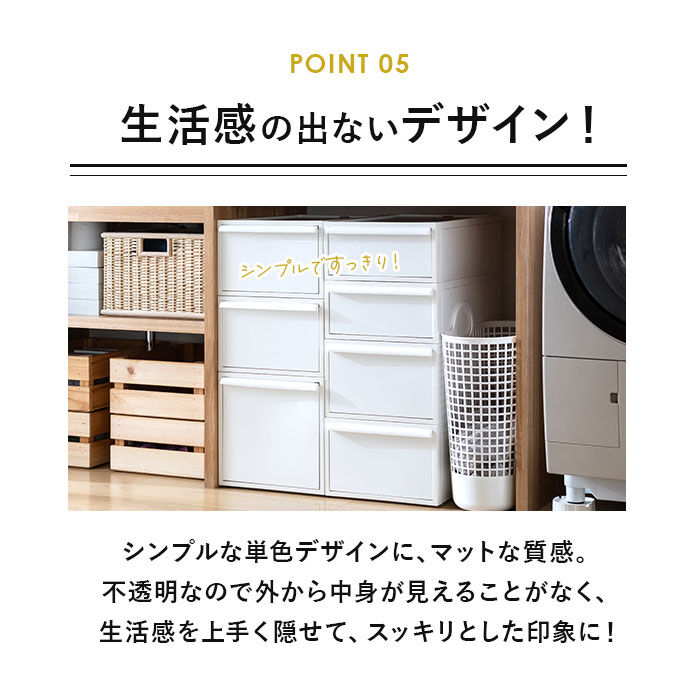 like-it「収納ケース 引き出し 通販 クローゼットシステム S 4個組 ライクイット like it 収納」|その他|