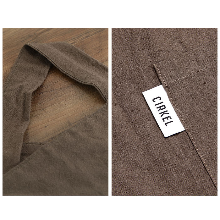 BACKYARD FAMILY「エプロン おしゃれ 大人 通販 サーケル ロング ドレスエプロン 前掛け エプロンドレス」|その他|