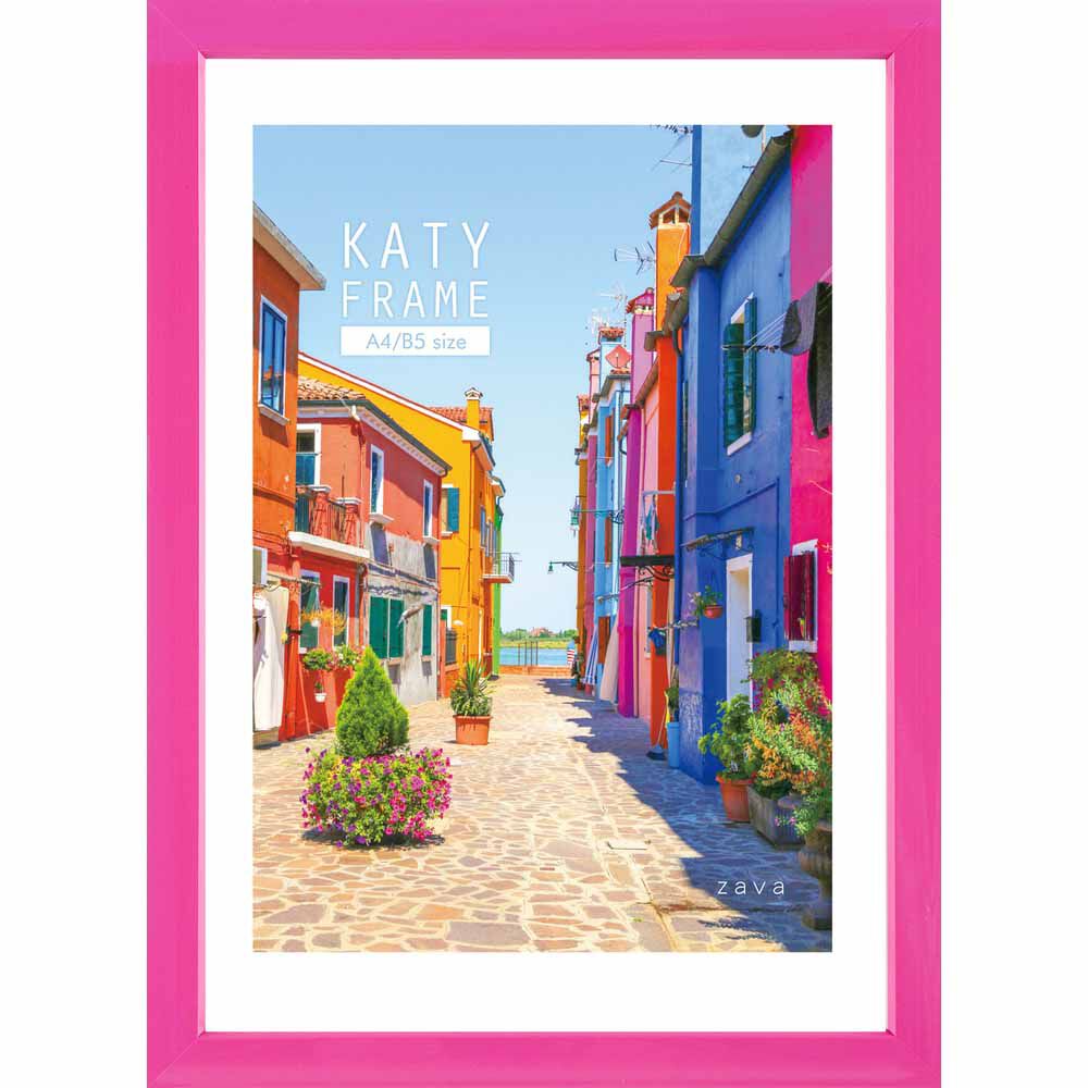 BACKYARD FAMILY「フォトフレーム おしゃれ 通販 A4判 写真立て フォトスタンド 壁掛け用 卓上 置き型 縦型」|その他|ピンク1