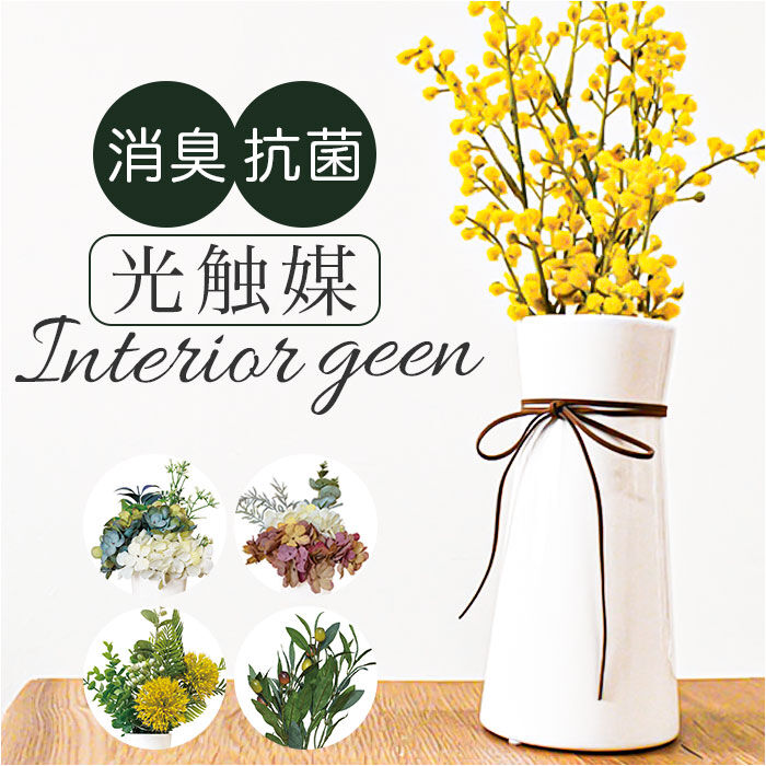 BACKYARD FAMILY「光触媒 造花 通販 フェイクグリーン イミテーショングリーン 人工観葉植物 消臭 抗菌 花」|その他|