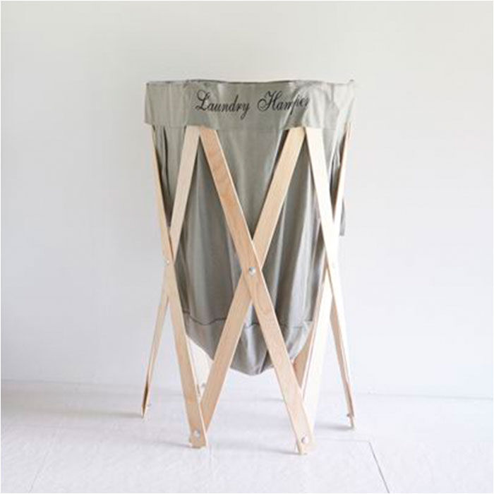 BACKYARD FAMILY「洗濯かご おしゃれ 楽天 洗濯カゴ ランドリーハンパー En Fance EF-LH01」|その他|