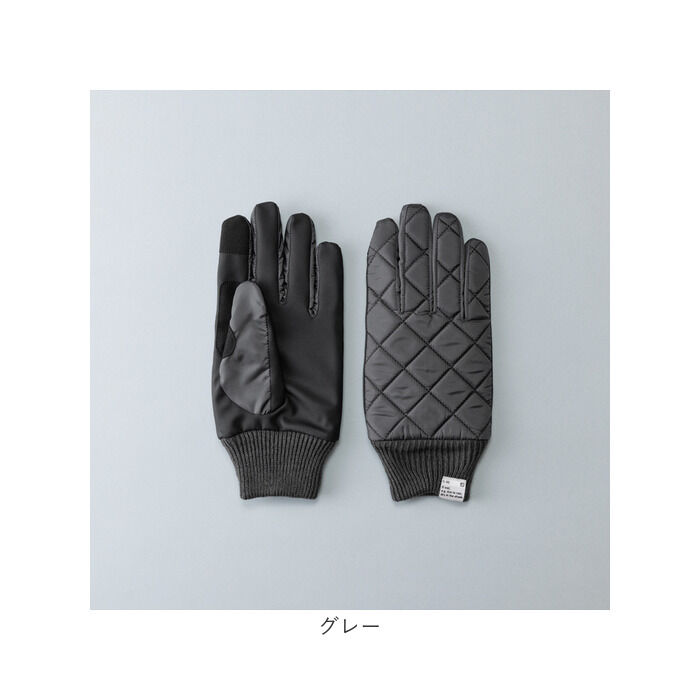 BACKYARD FAMILY「クロダ 手袋 メンズ 通販 グローブ 手ぶくろ スマートフォン対応 スマホ 対応 キルティング」|手袋|