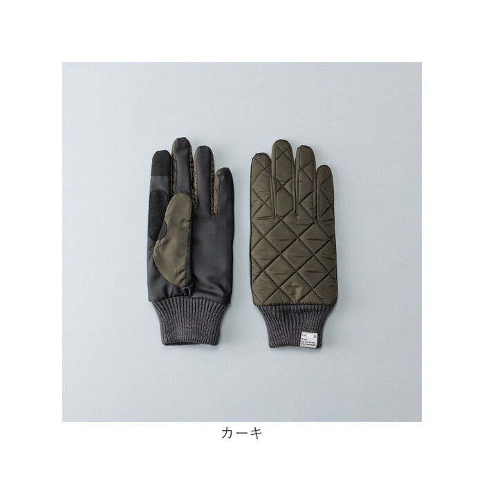 BACKYARD FAMILY「クロダ 手袋 メンズ 通販 グローブ 手ぶくろ スマートフォン対応 スマホ 対応 キルティング」|手袋|