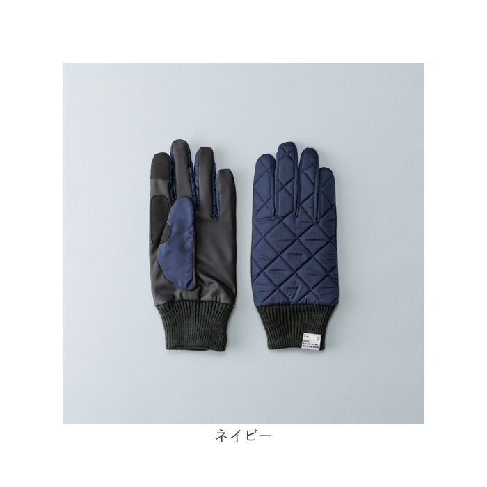 BACKYARD FAMILY「クロダ 手袋 メンズ 通販 グローブ 手ぶくろ スマートフォン対応 スマホ 対応 キルティング」|手袋|
