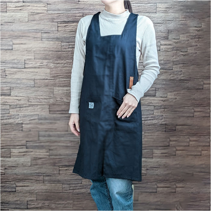 BACKYARD FAMILY「LEENDE レエンデ エプロン ポケット 通販 前掛け 前掛 綿100% 保育士 ワーク」|その他|