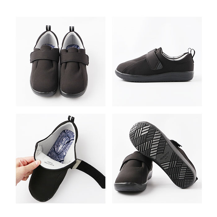 BACKYARD FAMILY「パンジー スニーカー 4430 通販 Pansy レディース 幅広 5E 軽量 軽い 抗菌 防臭」|スリッポン|