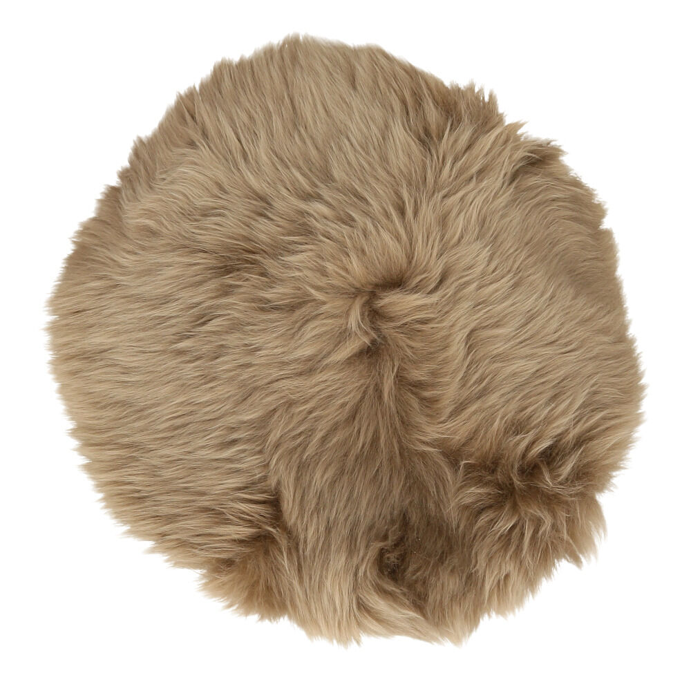 BACKYARD FAMILY「ムートン クッション ピースクッション 通販 ムートンクッション シートクッション 座布団 ウール」|その他|ブラウン2