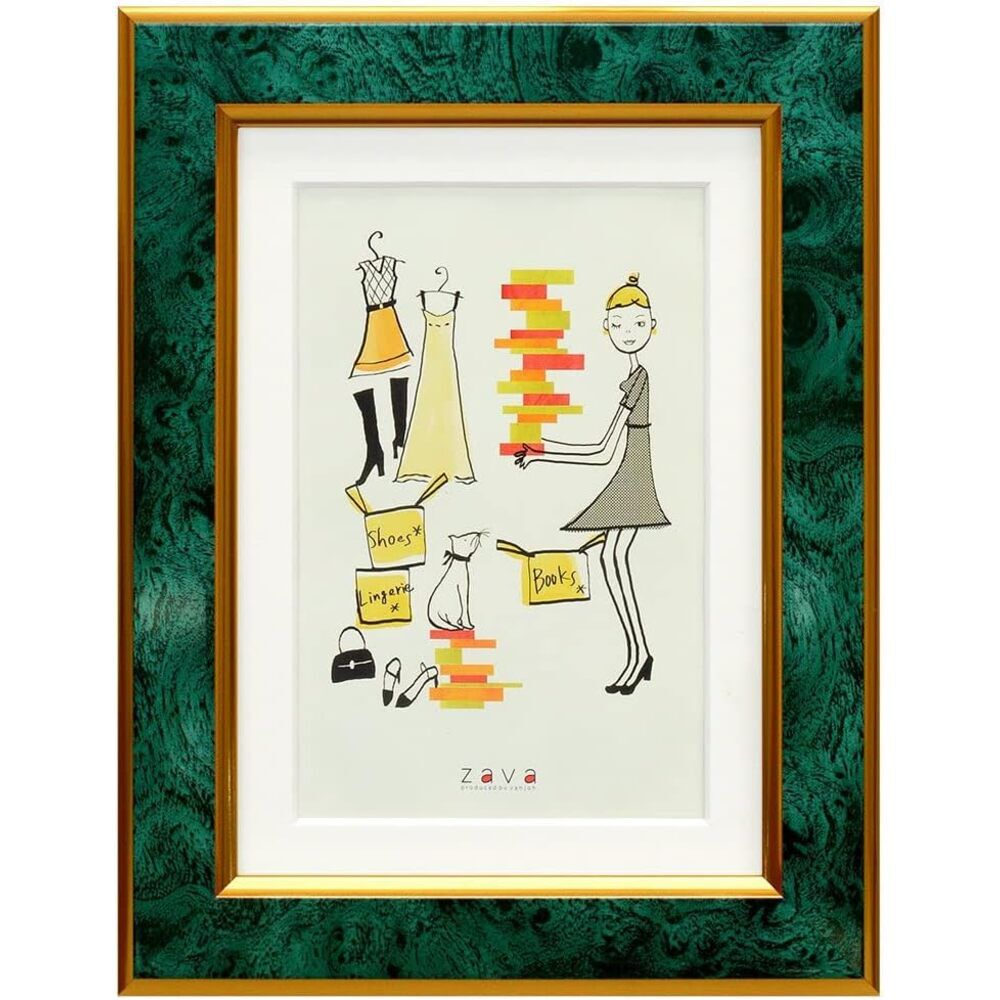 BACKYARD FAMILY「フォトフレーム おしゃれ 通販 2L判 2l 2Ｌ KG判 壁掛け 壁 写真立て 置き型 フレーム」|その他|グリーン1