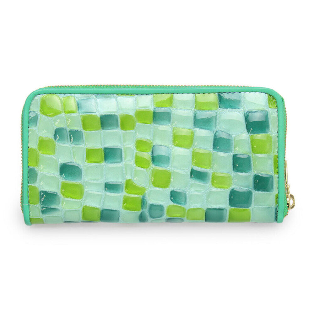 BACKYARD FAMILY「長財布 レディース ラウンドファスナー 通販 Rose Pomm 財布 サイフ ロングウォレット」|財布|グリーン1