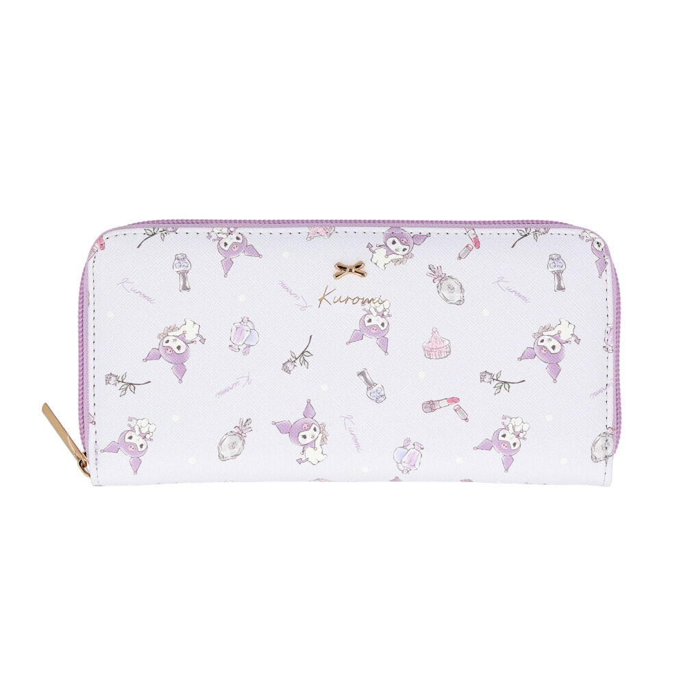 BACKYARD FAMILY「サンリオ 長財布 通販 財布 ロングウォレット レディース 大容量 かわいい ラウンドファスナー」|財布|ブラック1