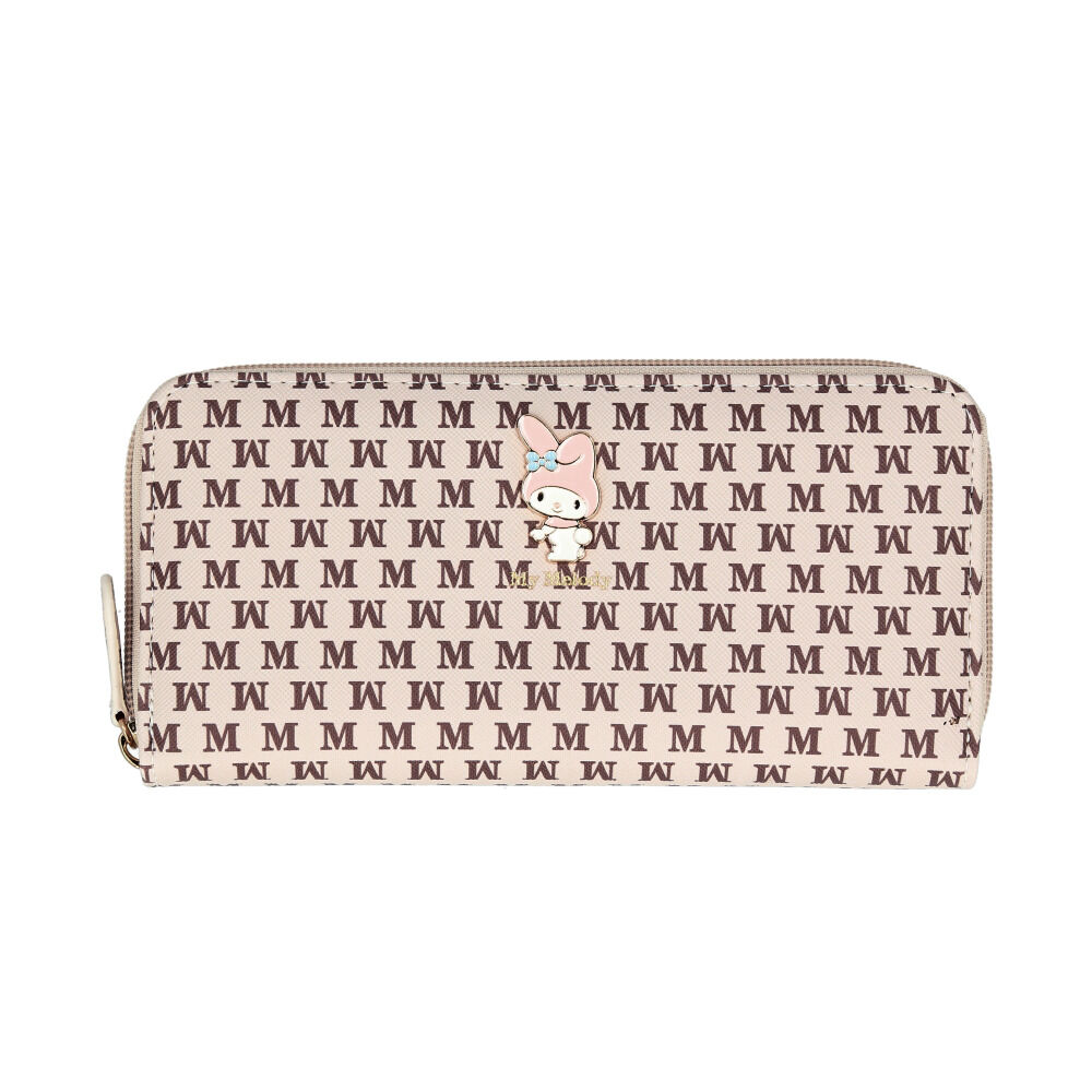 BACKYARD FAMILY「サンリオ 長財布 通販 財布 ロングウォレット レディース 大容量 かわいい ラウンドファスナー」|財布|ベージュ4