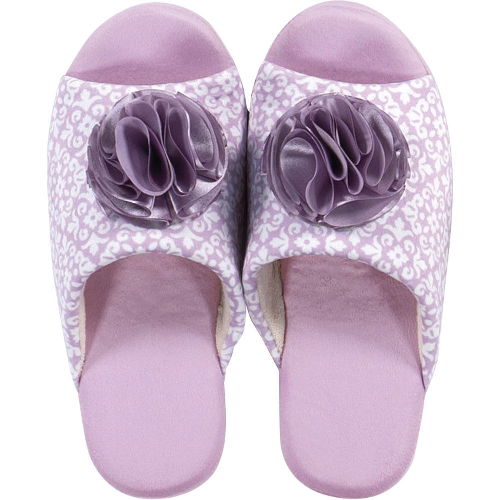 BACKYARD FAMILY「トイレスリッパ おしゃれ 通販 SDS シュクルメランジェ ルームスリッパ ルームシューズ トイレ」|トイレタリー・ランドリーグッズ|パープル1