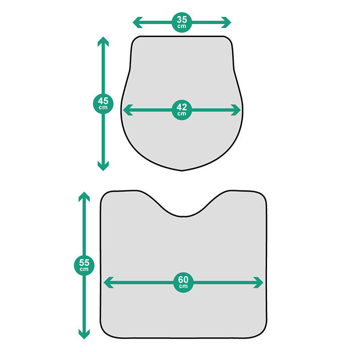 BACKYARD FAMILY「トイレマット セット 通販 トイレカバー トイレタリーセット 2点セット トイレタリー フタカバー」|トイレタリー・ランドリーグッズ|