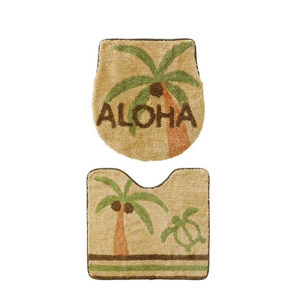 BACKYARD FAMILY「トイレマット セット 通販 トイレカバー トイレタリーセット 2点セット トイレタリー フタカバー」|トイレタリー・ランドリーグッズ|ブラウン2