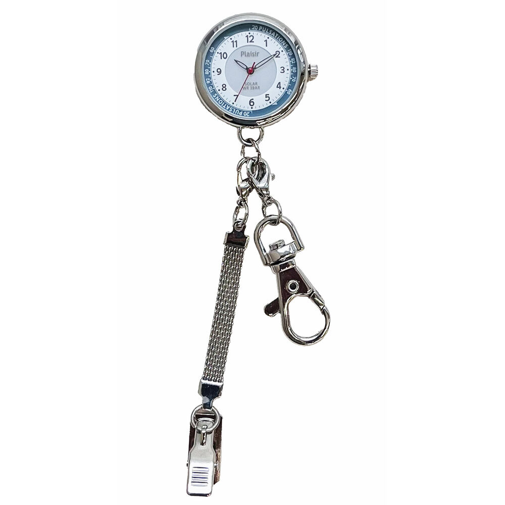 BACKYARD FAMILY「plaisir 時計 通販 懐中時計 チェーンウォッチ ナースウォッチ ソーラー 3気圧防水」|腕時計|ブルー1