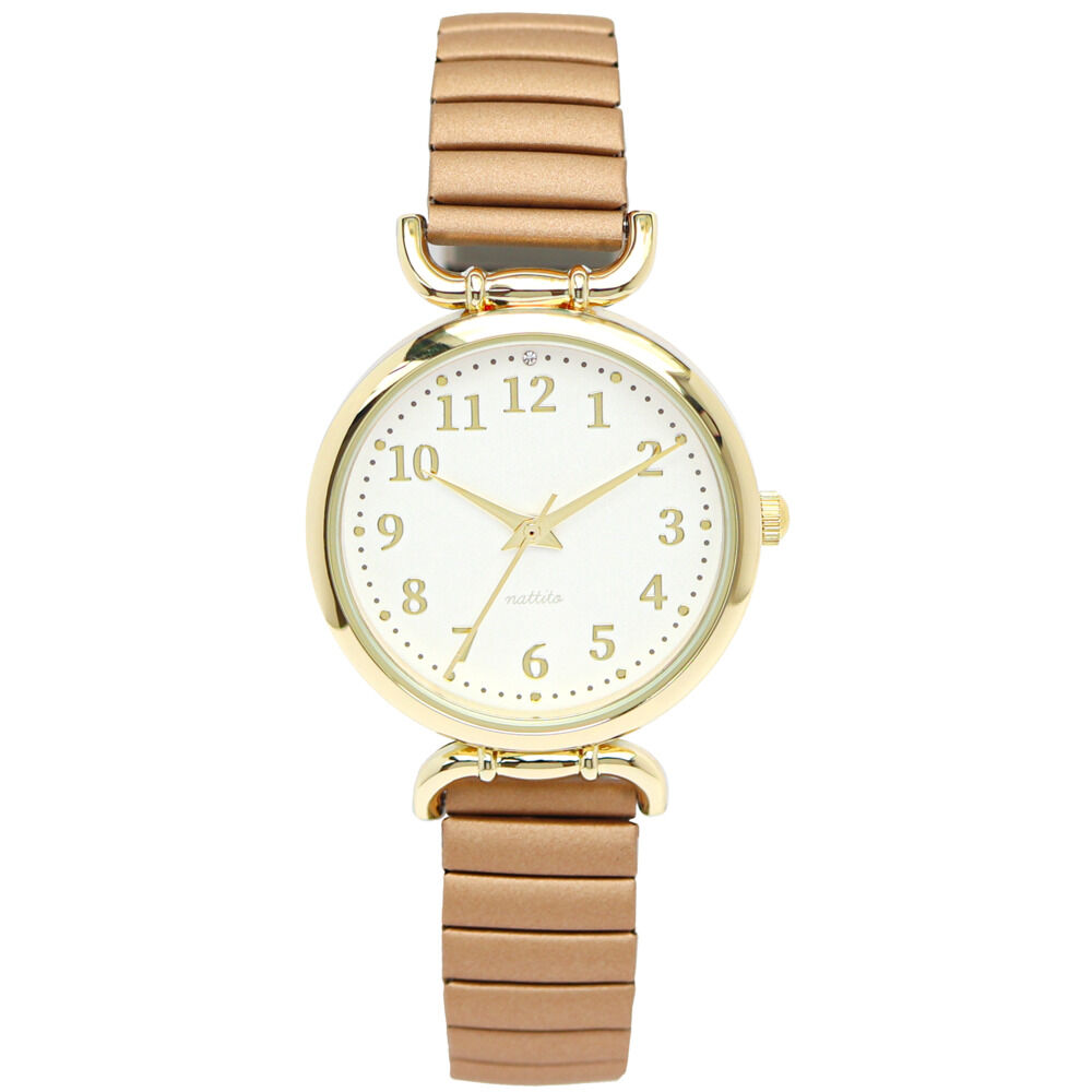 BACKYARD FAMILY「腕時計 レディース ジャバラ 通販 ミランダ フィールドワーク YM071 時計 リストウォッチ」|腕時計|ブラウン1