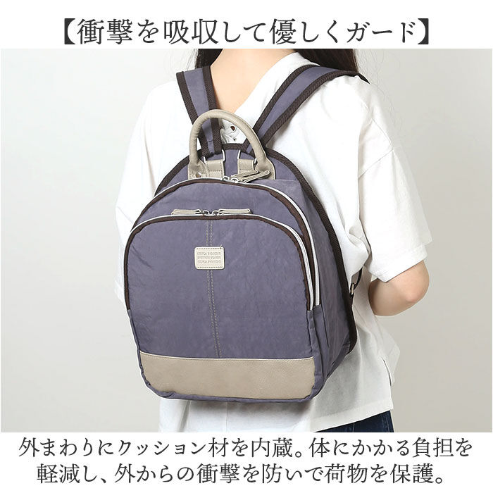 BACKYARD FAMILY「リュック レディース 通販 ラウンドリュック リュックサック バッグ バック カバン かばん 鞄」|リュック|