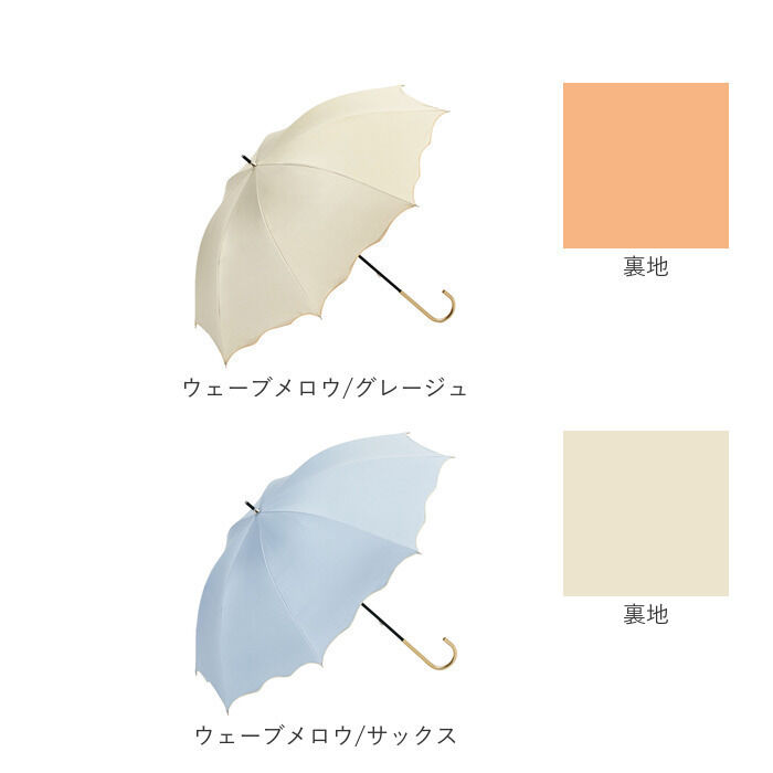 BACKYARD FAMILY「because ビコーズ 晴雨兼用 長傘 通販 雨傘 日傘 晴雨兼用傘 傘 かさ カサ 婦人傘」|傘|