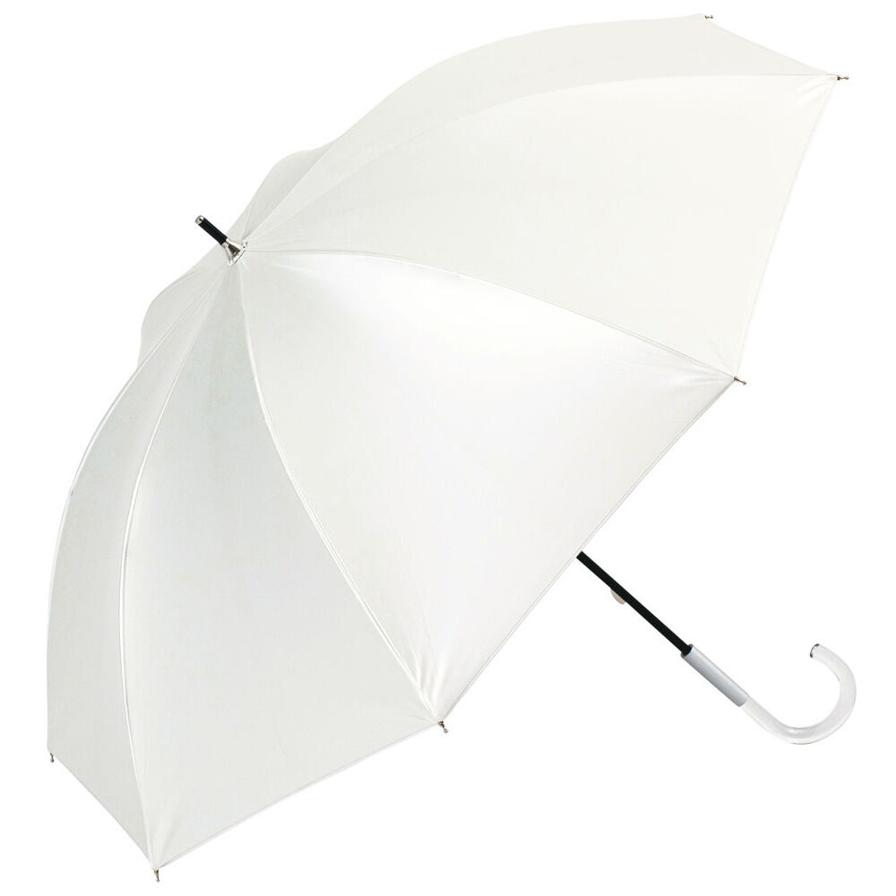BACKYARD FAMILY「because ビコーズ パールブ 長傘 軽量 レディース 通販 雨傘 日傘 傘 かさ カサ」|傘|ホワイト1