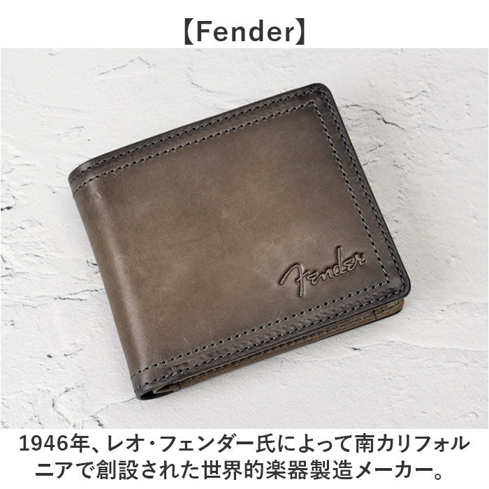 BACKYARD FAMILY「Fender フェンダー 財布 二つ折り 502 通販 二つ折り財布 2つ折り財布 折り財布」|財布|