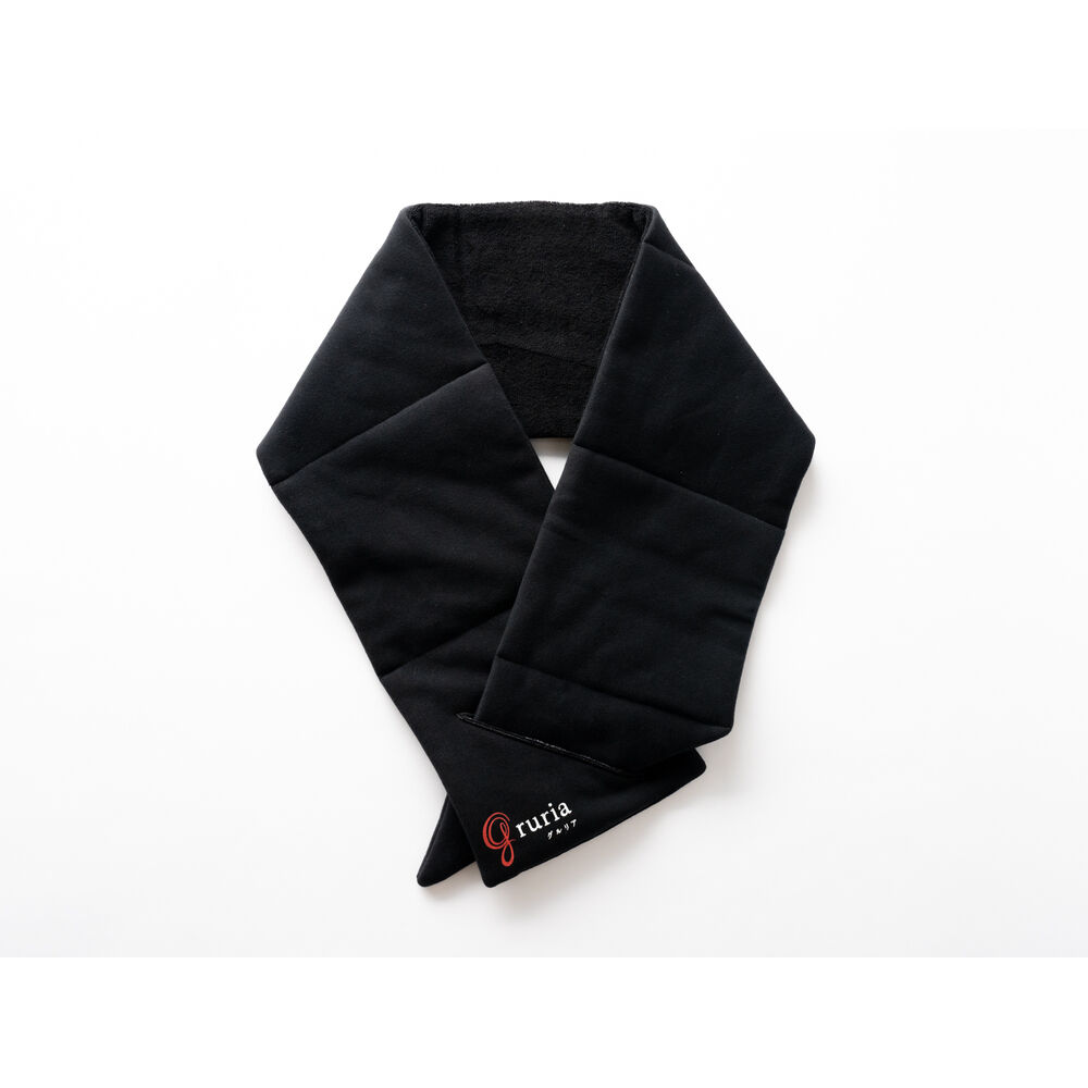 BACKYARD FAMILY「首 温め グッズ 通販 ネックウォーマー レディース メンズ ユニセックス 温める ネックリペア」|ストール|ブラック1