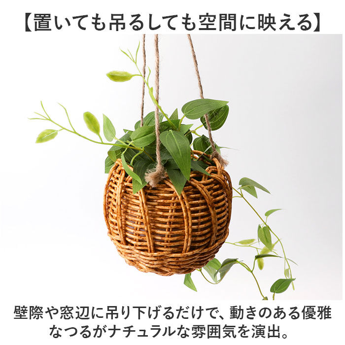 BACKYARD FAMILY「光触媒 フェイクグリーン 通販 観葉植物 人工観葉植物 ハンギング 吊り下げ ハンギングバスケット」|その他|