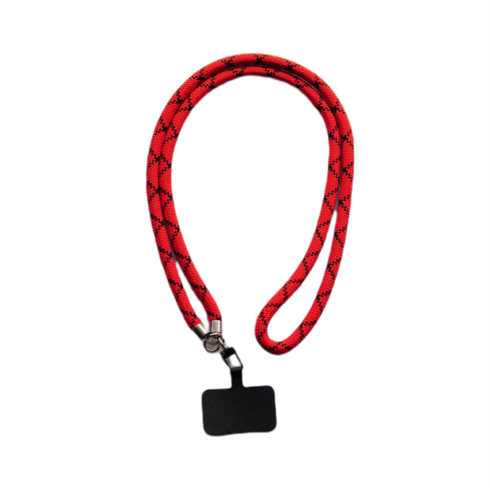 BACKYARD FAMILY「スマホ ショルダーストラップ ロープ 通販 挟むだけ スマホショルダーストラップ ネックストラップ」|電化製品|レッド2