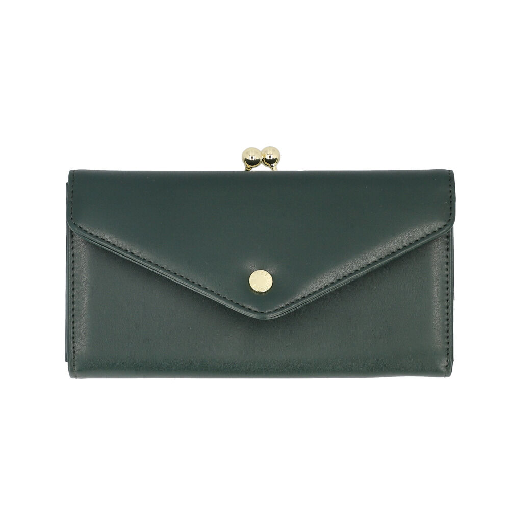 Legato Largo「Legato Largo 財布 LJ-F3353 通販 レガートラルゴ 長財布 がま口財布」|財布|グリーン1