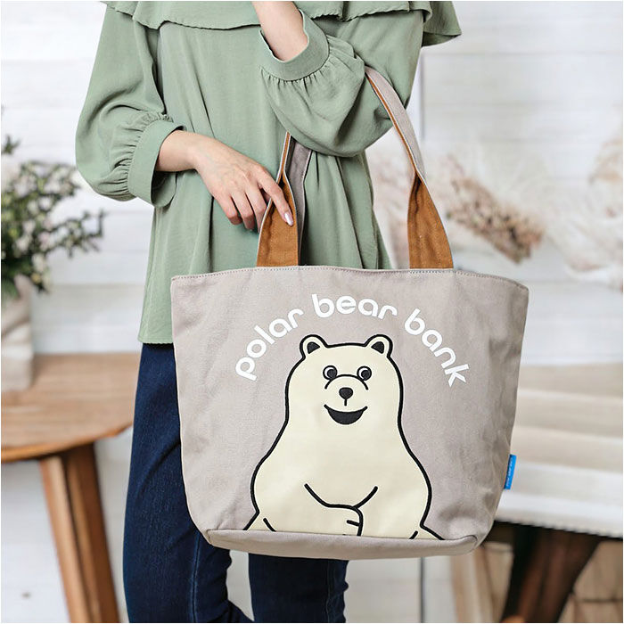 BACKYARD FAMILY「ポーラーベアバンク トートバッグ PolarBearBank 通販 バッグ バック トート かばん」|トートバッグ|