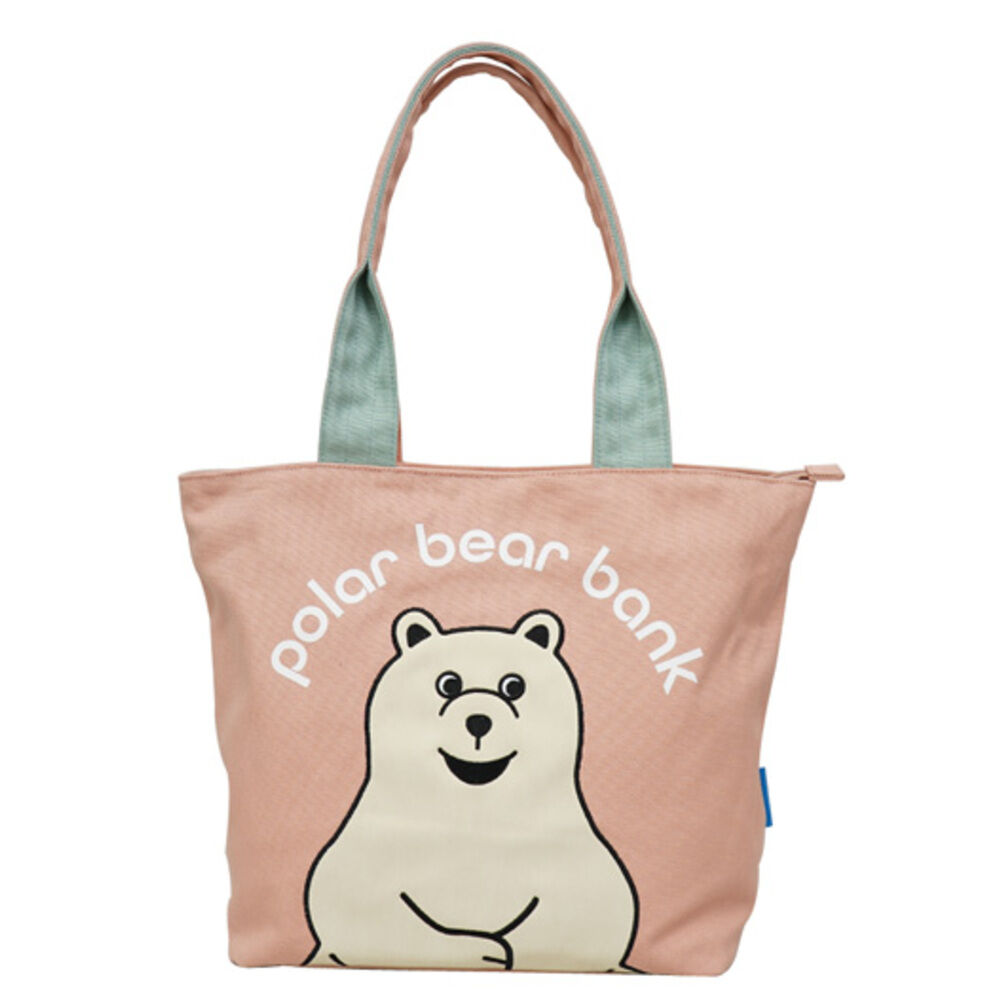 BACKYARD FAMILY「ポーラーベアバンク トートバッグ PolarBearBank 通販 バッグ バック トート かばん」|トートバッグ|ピンク1