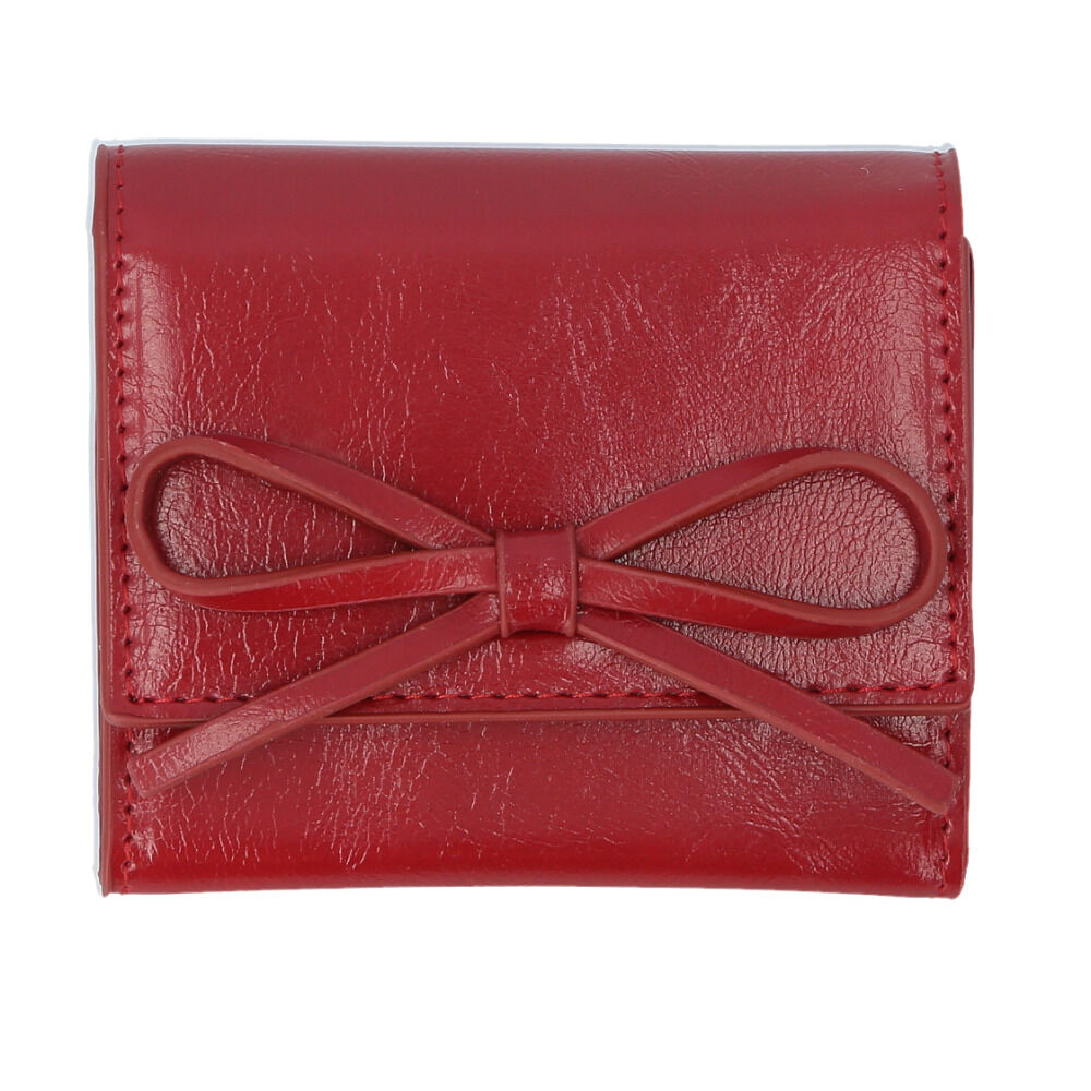 BACKYARD FAMILY「ALTROSE アルトローズ 財布 三つ折り リボン 通販 三つ折り財布 折り財布 カード入れ」|財布|レッド1