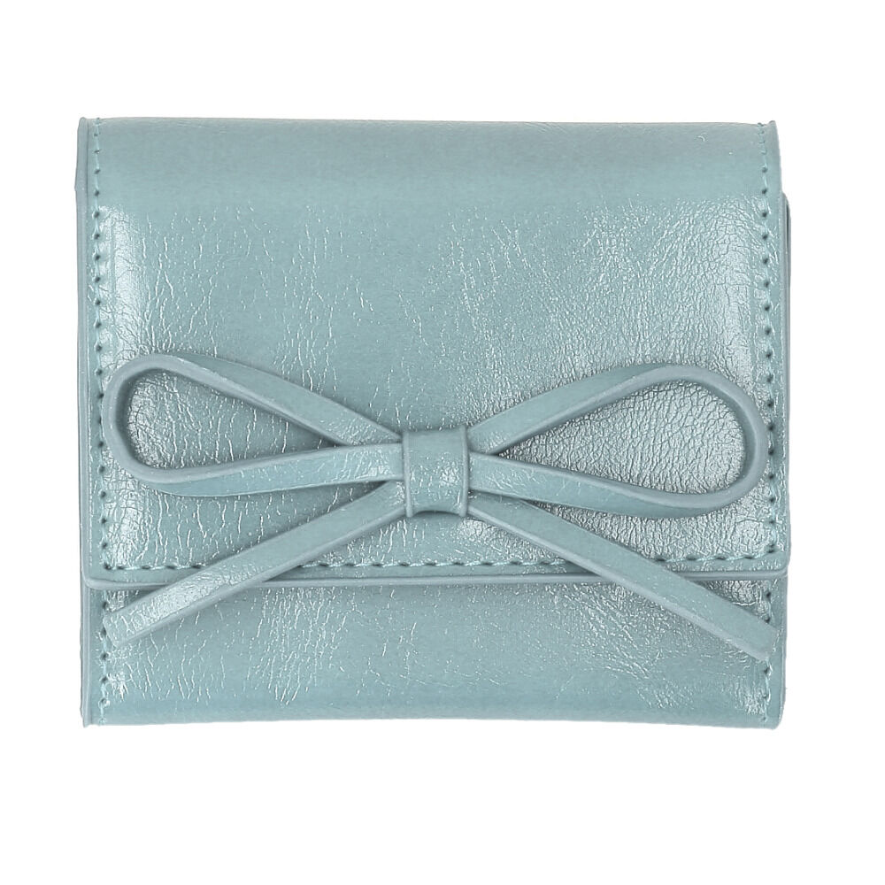 BACKYARD FAMILY「ALTROSE アルトローズ 財布 三つ折り リボン 通販 三つ折り財布 折り財布 カード入れ」|財布|ブルー1