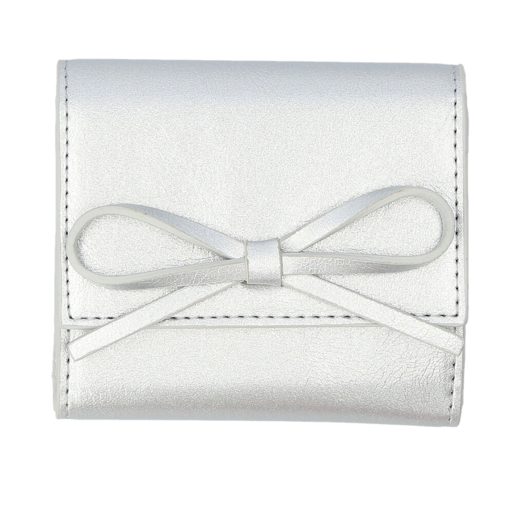 BACKYARD FAMILY「ALTROSE アルトローズ 財布 三つ折り リボン 通販 三つ折り財布 折り財布 カード入れ」|財布|シルバー1