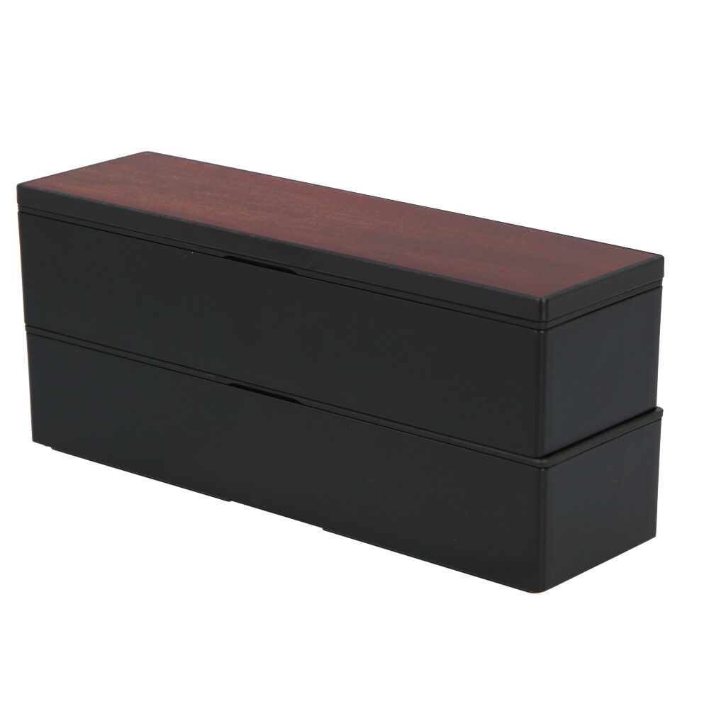 BACKYARD FAMILY「メンズ 弁当箱 スリム 通販 hakoya 弁当 箱 2段 二段 男子 大容量 ランチボックス」|食器・キッチングッズ|ブラウン4