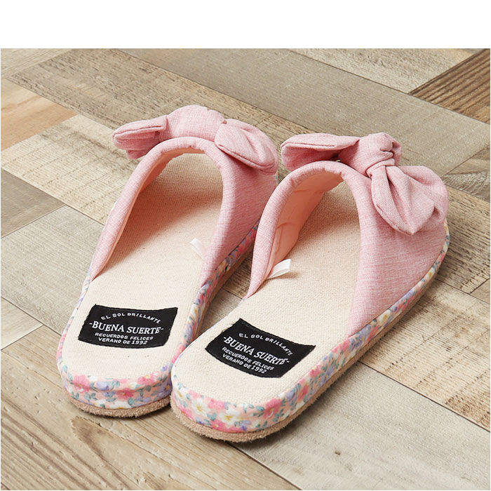 BACKYARD FAMILY「スリッパ おしゃれ 夏用 通販 サマースリッパ 前開きスリッパ レディーススリッパ ルームシューズ」|ルームシューズ|