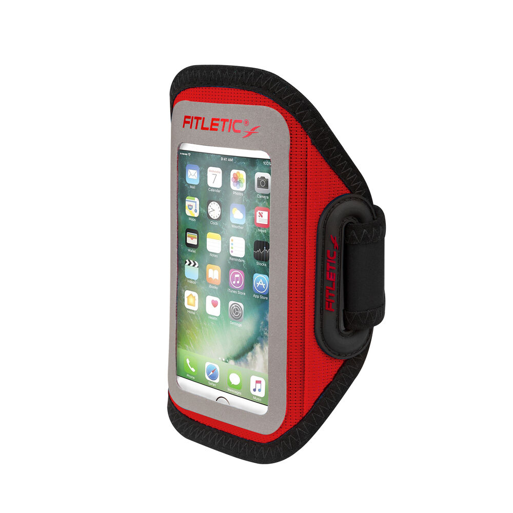 BACKYARD FAMILY「アームバンド スマホ ランニング 通販 アーム バンド スマートフォン 撥水 小物収納 はっ水」|スポーツ|レッド1
