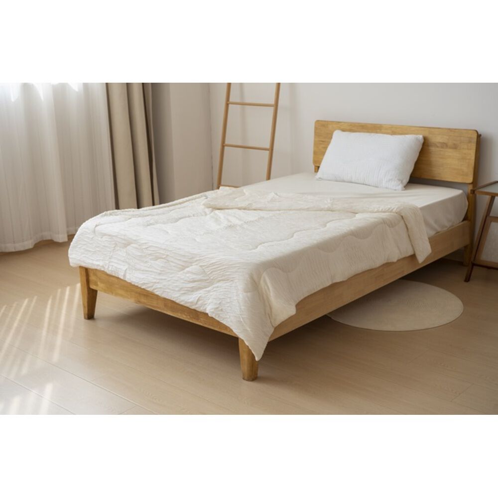 BACKYARD FAMILY「肌掛け布団 洗える 通販 レーヨンケット シャーリングふとん 肌布団 掛布団 シングル布団」|その他|ホワイト1