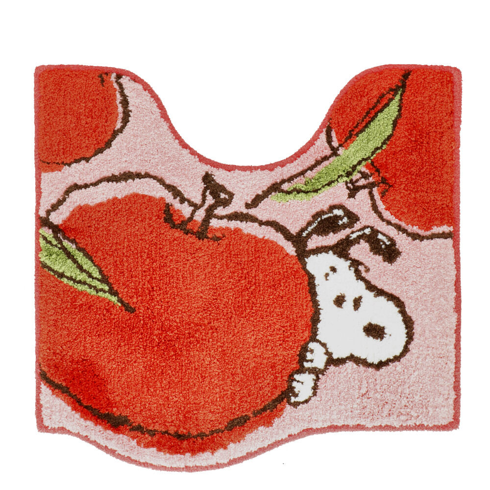 BACKYARD FAMILY「センコー トイレマット キャラクター 通販 トイレ マット 標準 58&times;60 かわいい おしゃれ」|トイレタリー・ランドリーグッズ|レッド1