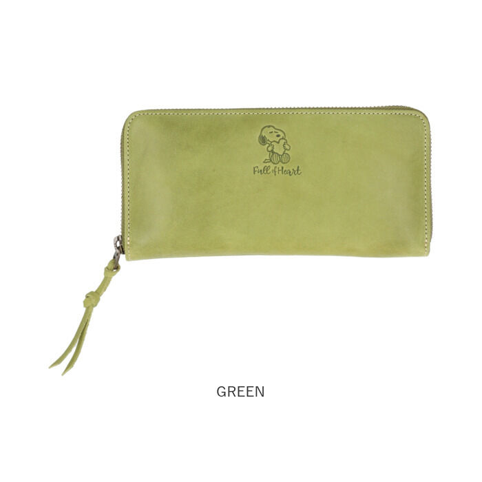 BACKYARD FAMILY「スヌーピー 財布 通販 PEANUTS Full of heart 長財布 長財布」|財布|